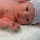 AARON PIERCE GILBERT Born 01.31.08. 7 pounds 12 ounces