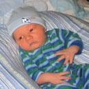 JACK DIVERS Born 10.10.08. "He weighed 8lbs, 12oz and arrived two weeks early!". Jennifer Divers