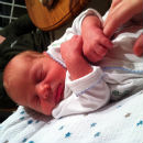 Nicholas Woodward Nicholas Woodward Applefeld was born May 2nd at 10:56pm. He was 6 lbs 6 oz and is doing great.